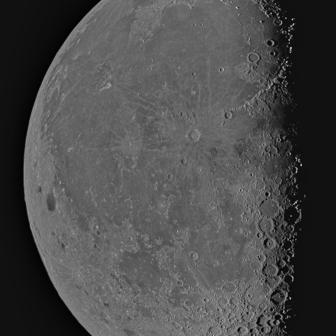 二十三日月(月齢21.9)・再画像処理