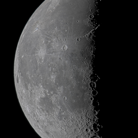 二十四日月(月齢22.3)