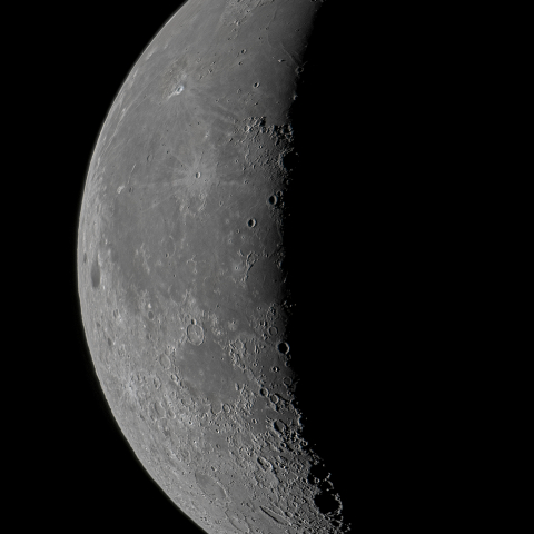二十五日月(月齢23.7)