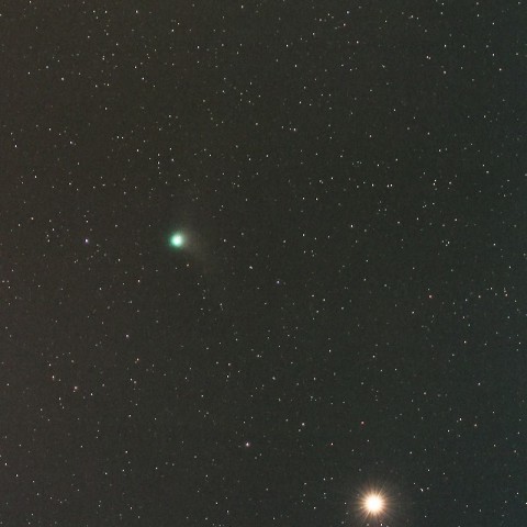 アルクトゥールスに接近したカタリナ彗星