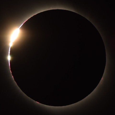 チリ皆既日食（ラセレナ）　第2接触