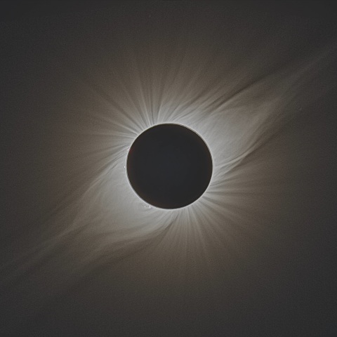 チリ皆既日食（ラセレナ）　コロナ