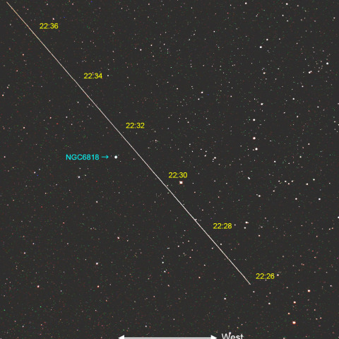 地球へ接近した小惑星2024 MK