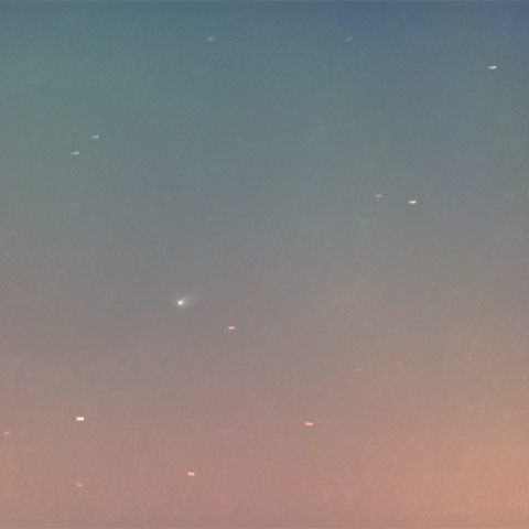 5/12早朝のスワン彗星