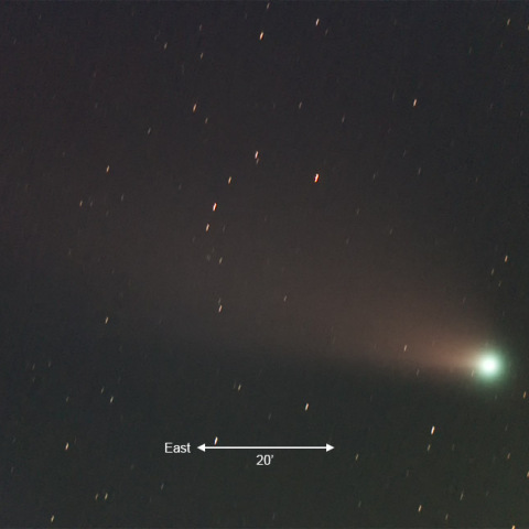 ネオワイズ彗星（7/29撮影）