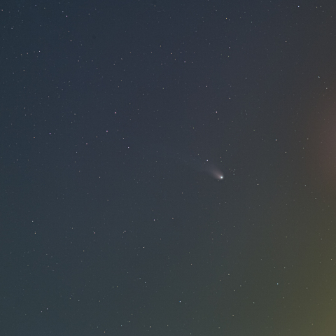 月と木星の間に見えるポン・ブルックス彗星240410