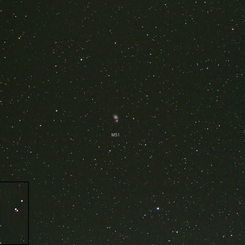 M51とおおぐま座η（2024/6/5）