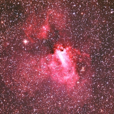 M17 いて座の散光星雲(オメガ星雲)