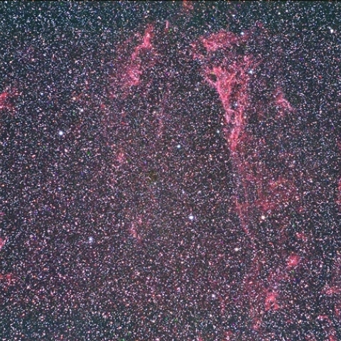 NGC6960, NGC6992~5 はくちょう座の超新星残骸(網状星雲, 全景)
