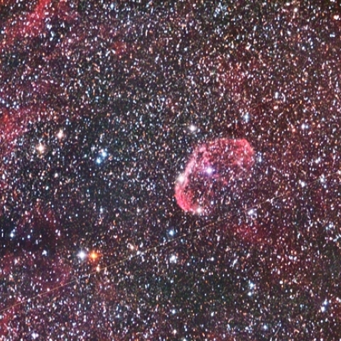 NGC6888 はくちょう座の散光星雲(三日月星雲)