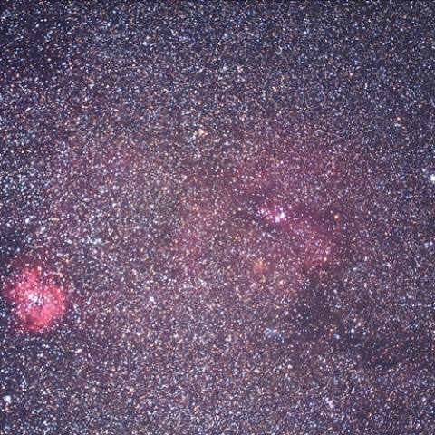 Sh2-273 いっかくじゅう座の散光星雲とその周辺