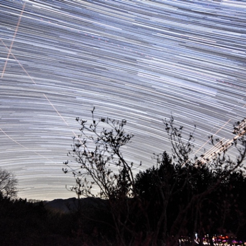 南天の星の軌跡