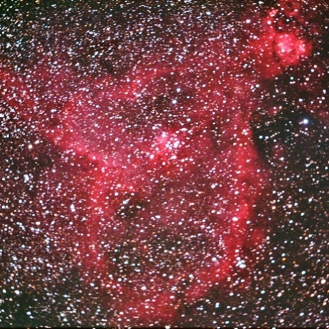 IC1805 カシオペヤ座の散光星雲(ハート星雲)