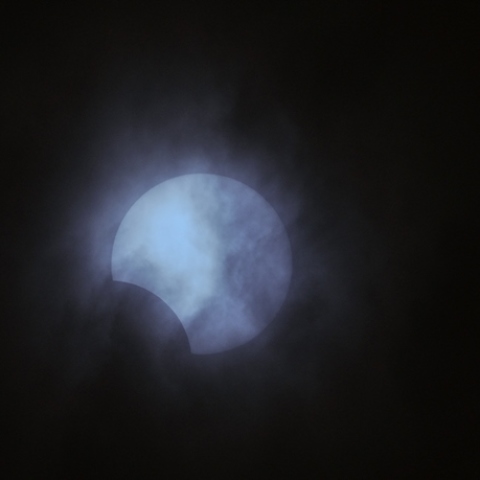 2016年以来3年ぶりの部分日食