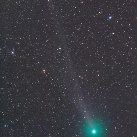 クリスマスの夜のラブジョイ彗星