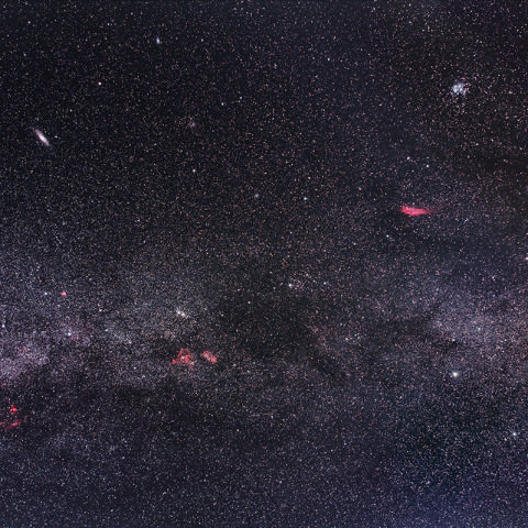 秋から冬への天の川