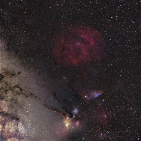 Sh2-27、さそり座頭部周辺