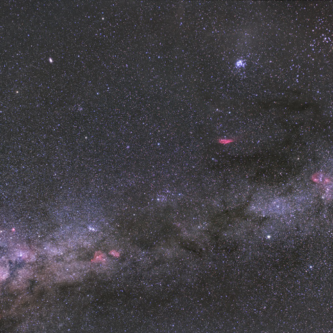 天の川、秋から冬へ・・・