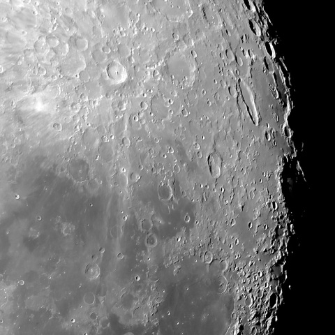 ブランカヌス付近から湿りの海へ