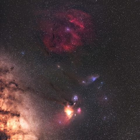 さそり座、へびつかい座境界付近