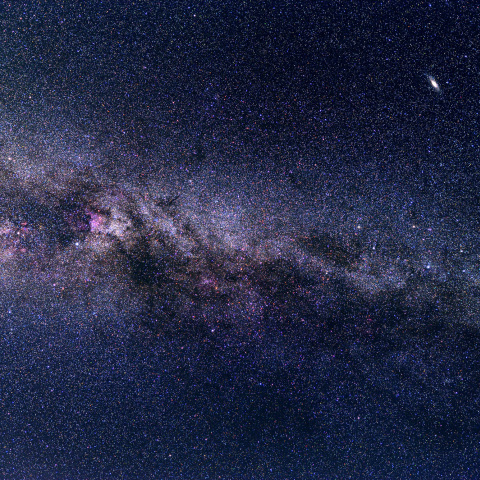 はくちょうからカシオペヤの天の川