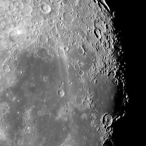 南部山岳部から湿りの海へ