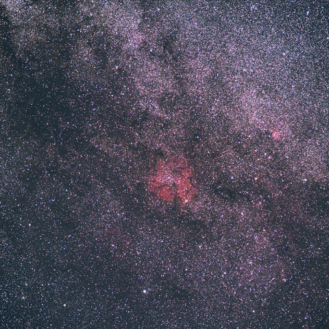 ケフェウス座IC1396付近の星野