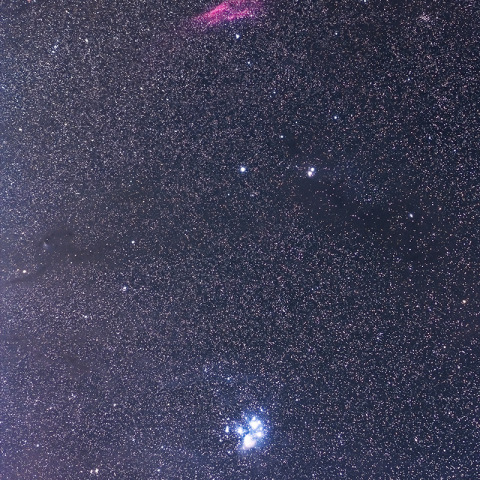 プレアデスとカリフォルニア星雲