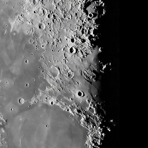 アルバテグニウスから晴の海西岸へ