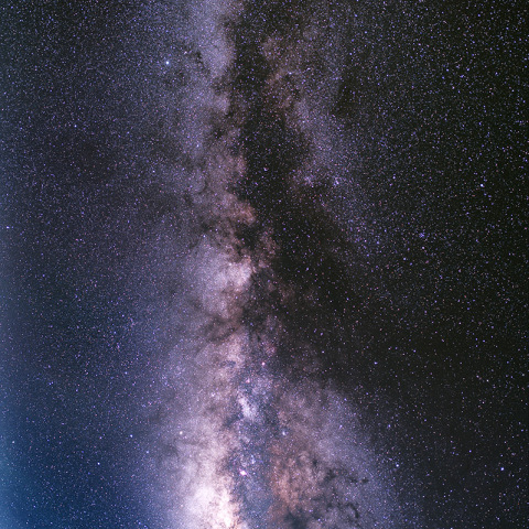 流れ下る夏の天の川