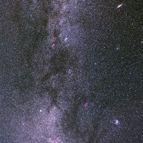 カシオペヤ座からぎょしゃ座の天の川