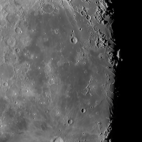 湿りの海東岸から嵐の大洋へ