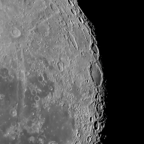 ブランカヌス付近から湿りの海西岸へ