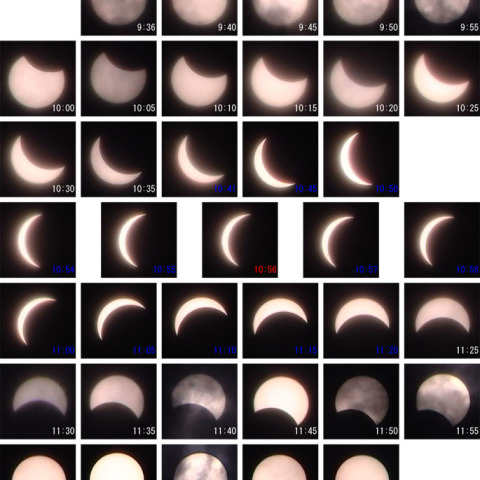 日食全過程