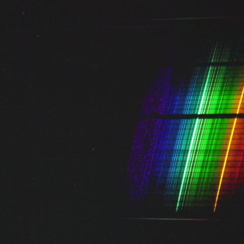 ふたご座流星群のスペクトル