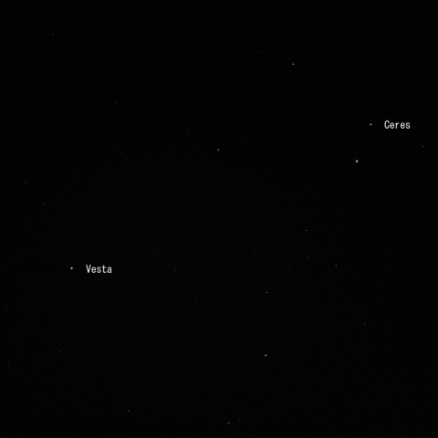 ケレスとベスタの接近