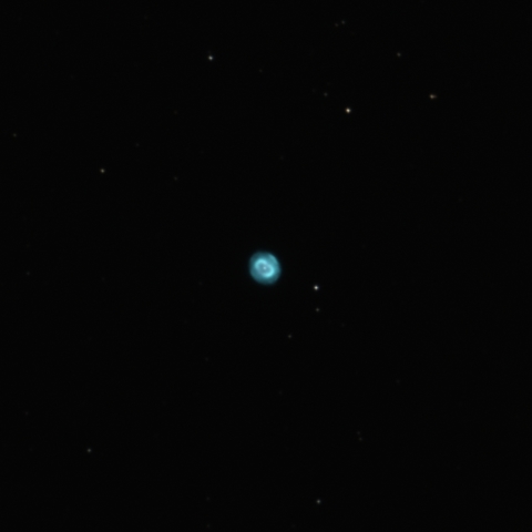 青い雪だるま星雲 NGC7662