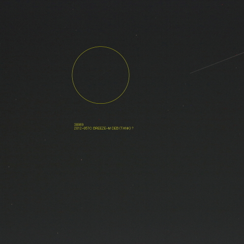 カタログに無い人工天体