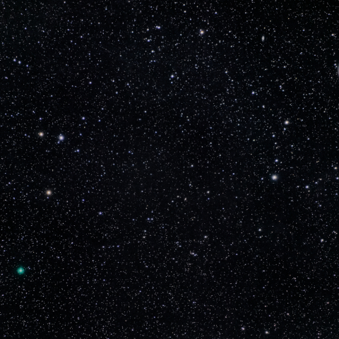 アトラス彗星(C/2019 Y4)とM81, M82