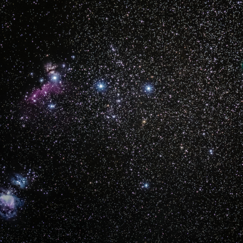 オリオン座を行くアトラス彗星(C/2020 M3)