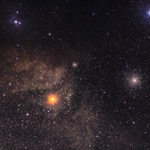 M4、NGC6144とアンタレス 蠍座