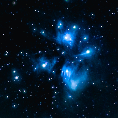M45 プレアデス星団 牡牛座