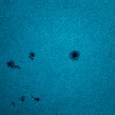 黒点半暗部周辺の現象(3505、3508、3510、3511)12/4