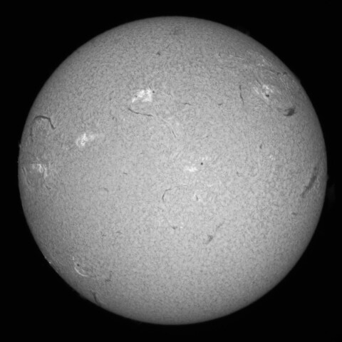 4/13の太陽(Hα中心付近)