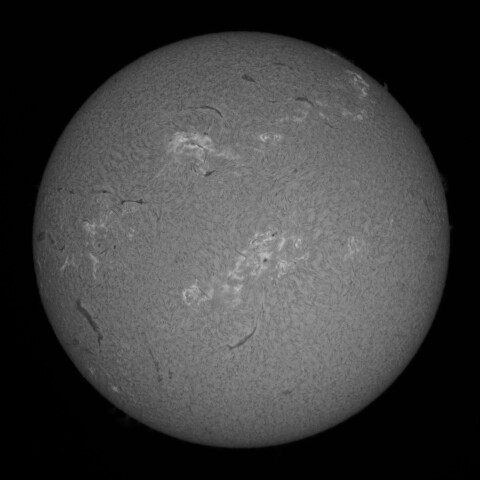 4/20の太陽(Hα中心付近)