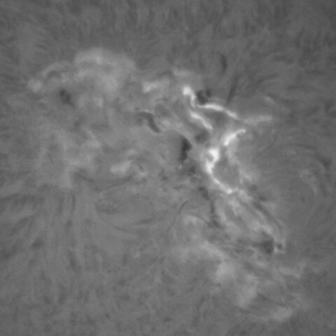 5/9の太陽(M4.0～4.5フレア発生中)