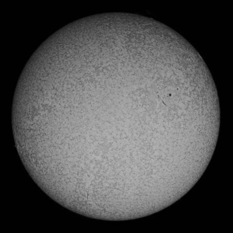 5/25の太陽(Hα少し長波長側)②