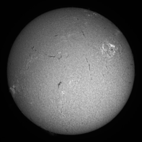 5/26の太陽(Hα中心付近)