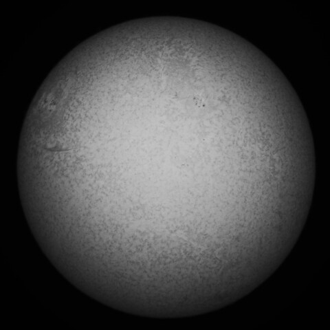 5/30朝の太陽(Hα少し長波長側)