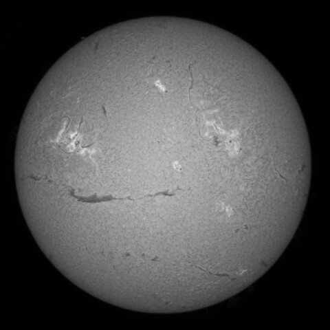 6/1朝の太陽(Hα中心付近)